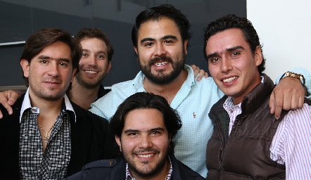 Fernando Abud, Andrés Torres, Pedro Leal, Xavier Azcárate y Anuar Zarur.