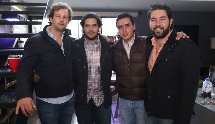  Alejandro Abud, Anuar Zarur, Xavier Azcárate y Alejandro Zamanillo.