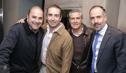  Eduardo Nieto, Alejandro Elizondo, Juan Manuel Piñero y Marcelo de los Santos.