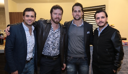  Iker Monsech, Adrián Kury, José Contreras y Sebastián Safont.