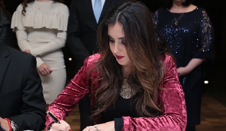  Firma de acta civil.