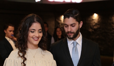  Ale y Mauricio recién casados.