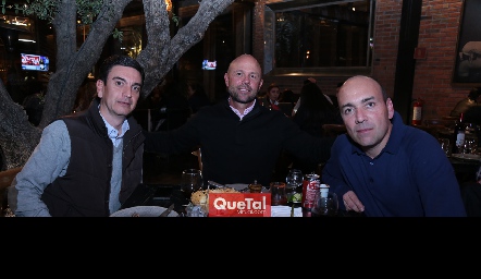  Oscar Silos, Werner Heinze y Marcelo Basurto.