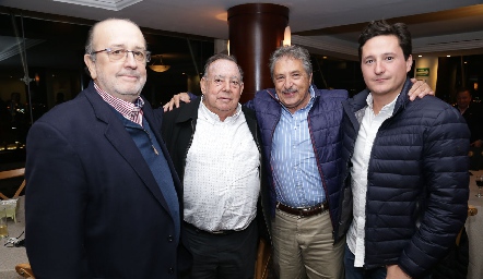  Evaristo Lafuente, Jacobo Payán, José y José Canales.