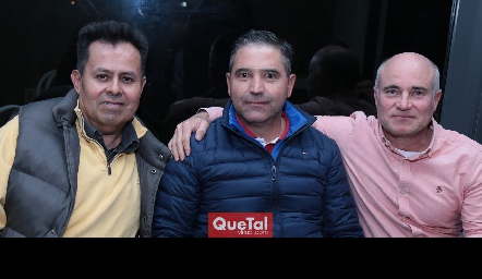  Héctor Gutiérrez, José Eduardo Maza y Tomás Alcalde.