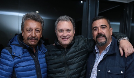  Eduardo Díaz de León, Enrique Minondo y Gerardo Galván.