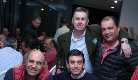  Jorge Mendizábal, Óscar González, Roberto Alcalde y Óscar Silos.
