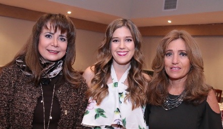  Laura Rodríguez, Araceli Palau y Araceli Foyo.