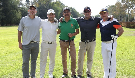  Federico Alcalde, Marcelo Basurto, Eduardo Díaz de León, Omar Gutiérrez y Javier Alcalde.