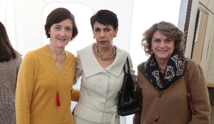  Mary Carmen Bárcena, Adriana Borjas y Alicia Vertiz.