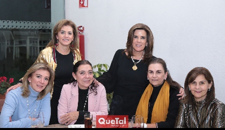  Anna Meade, Adriana Carrera, Marcela Nava, Martha Muñiz, Raquel Eichelmann y Luchy Castelo .