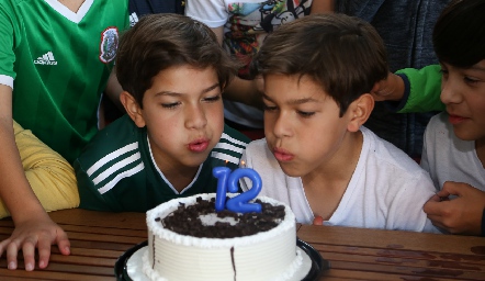 Cumpleaños de Andrés y Pablo.