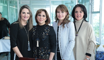  Magda Santos, Lili Acuña, Araceli Morín y Sonia Cortés.