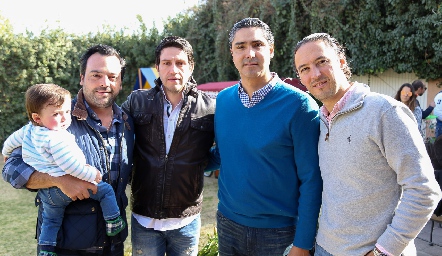  Rafael Espinosa, Alejandro Lomelí, Jorge Cortés y Julián Ramírez.