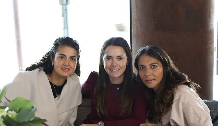  Ana Sofía Velázquez, Adriana Medina y Leticia Gutiérrez.