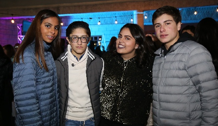  Ximena Anaya, Diego Trujillo, Romina Autrique y Juan Pablo de Alba .