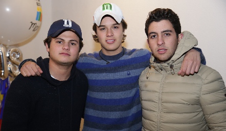  Emilio Cabrero, José Lozano y Max Gómez.