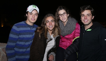  José Lozano, María Ovalle, Maye Andrés y Marcelo Navarro.