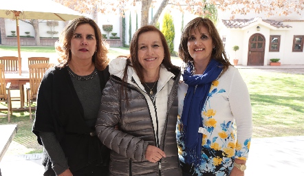  Graciela Torres, Pina Sánchez y Sabrina Gaviño.