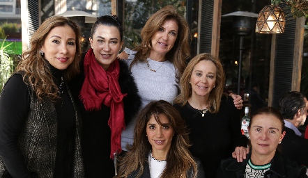  Mucia Salazar, Liliana Meza, Guille Hernández, Tayde Gaviño, Cecilia de los Santos y Mónica Meade.