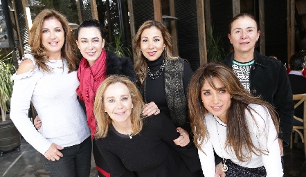  Guille Hernández, Liliana Meza, Mucia Salazar, Mónica Meade, Tayde Gaviño y Cecilia de los Santos.