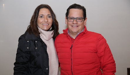  María José Abaroa y Sergio Quibrera.