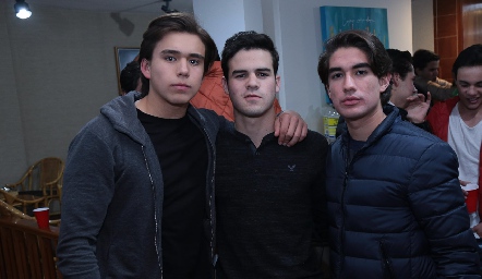  Óscar Ruiz, Jero Gómez y José María Rodríguez.