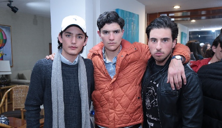  Sebastián Martínez, José Madrigal y Alejandro Navarro.