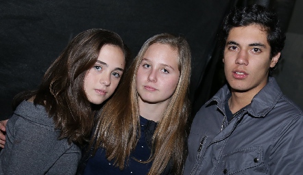  Emilia Meade, Dany Rodríguez y Andrés Quintero.