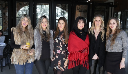  Mariana, Elizabeth, Bárbara y Elizabeth Berrones, Sofía Ruiz y Melissa Compean.