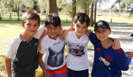  Daniel, Miguel, Pato y Mau.