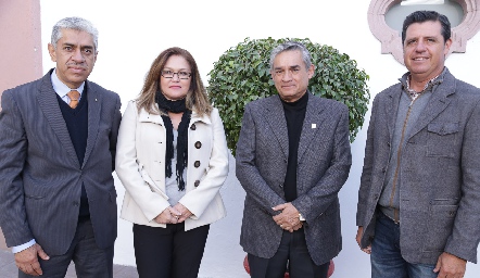  Raúl Zacarías, Martha Tayabas, Manuel Alba y Carlos Malo.