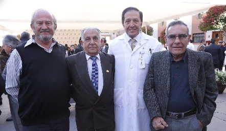  Ramón Leboreiro, José Manuel Lázaro, Pablo Sainz y Manuel Cuesta.