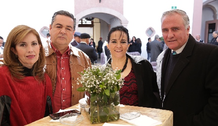  Norma Cortés, Juan Carlos Morán, María Guadalupe Sainz y Carlos Castellanos.