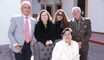  Antonio Acebo, Mónica Soriano, Anel Medina, Manuel Carreras y Natalia Serna.
