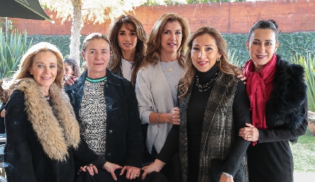  Tayde Gaviño, Mónica Meade, Cecilia de los Santos, Guille Hernández, Mucia Salazar y Liliana Meza.