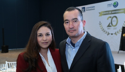 Diana Laura González y Eduardo Cantú Leal.