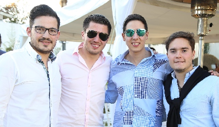  Fernando Mancilla, Gerardo Cabrero, Mauricio Magdaleno y Antonio Menchaca.