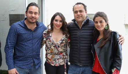  Ángel Torres, Jacqueline Villalba, Ernesto Madrigal y Verónica Romero.