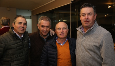  Gerardo Valle, Manuel Abud, Tomás Alcalde y Jorge Mendizábal.