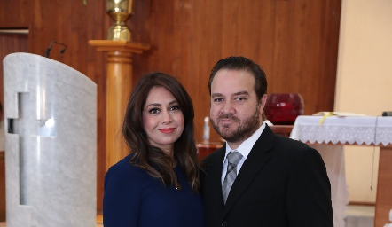  Marcela Ponce y Eduardo Acebo.
