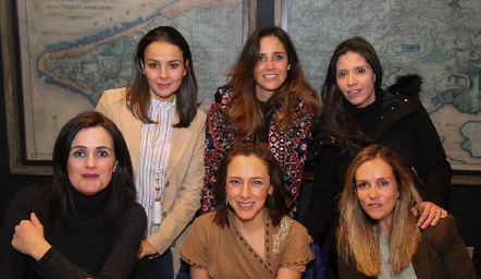  Adriana Revuelta, Ana Luisa Díaz de León, Ana Elena Meade, Gaby Hernández, Sandra Aldrete y Alejandra Pérez.