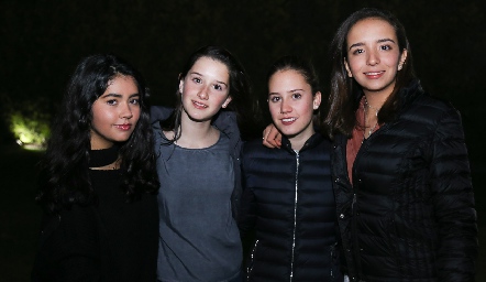  Ana Pau Lafuente, Meli Elizondo, Nuria Manzo y Ana Pau Sánchez.
