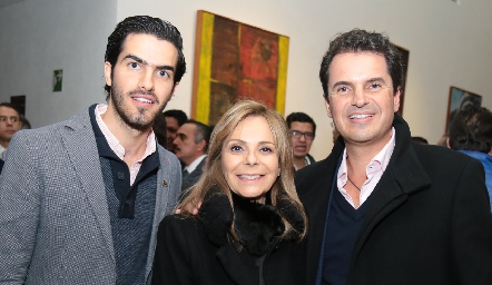  Ricardo Gómez, Elena Gaviño y Eduardo Gómez.