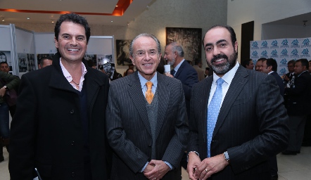  Eduardo Gómez, Juan Manuel Carreras y Gustavo Puente Orozco.
