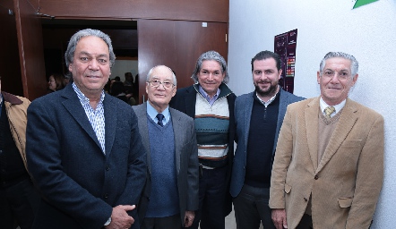  Carlos Torres Corzo, José Manuel López, Jaime Elizondo, Rodolfo Grande y Eduardo Rueda.