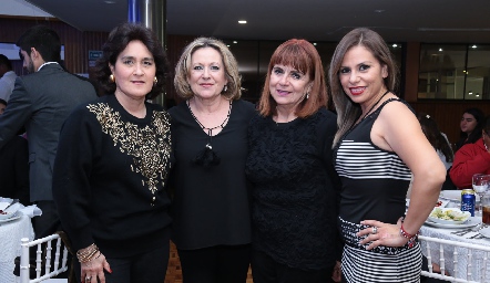  Tere Ruiz, Dolores Mora, Rocío Álvarez y Rocío Gámez.