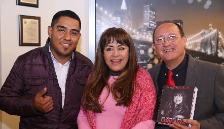  Ramón Arriaga, Martha Ríos y Luis Rincón.