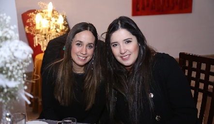  Julia Espinoza y Raquel Ramírez.