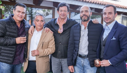  Güicho Fernández, Gerardo Serrano, Carlos López, Jeppo Mahbub y Patricio Quijano.